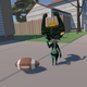 Me exploring a neighborhood in Vrchat.